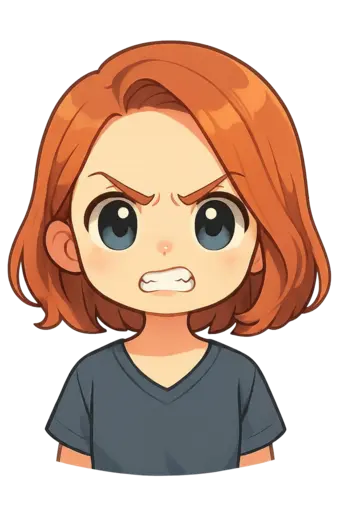 Angry emotion
