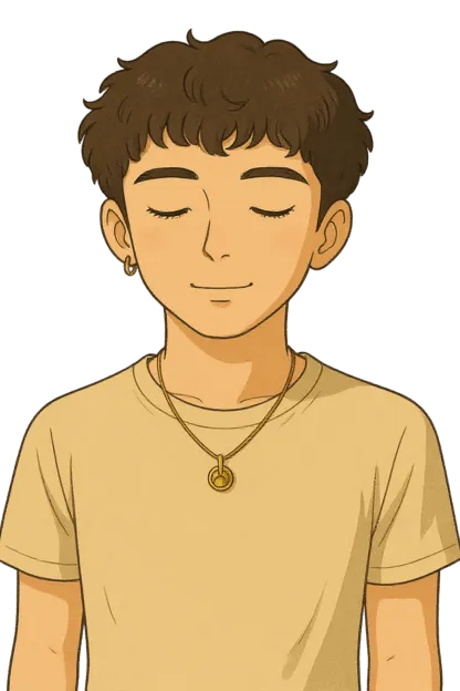 Calm Ghibli Sticker